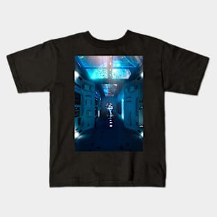 Blue Space Kids T-Shirt